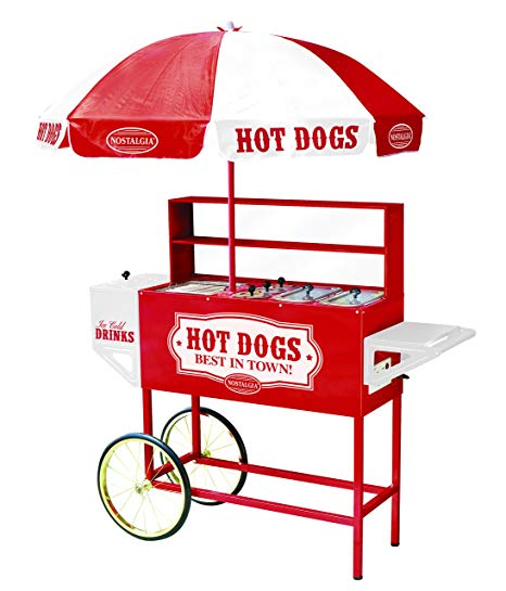 Nostalgia HDC701 48-Inch Hot Dog Vending Cart