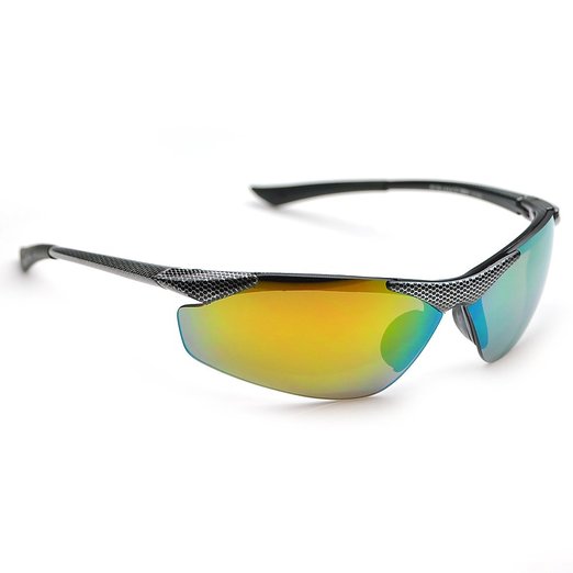 Mens Sports Outdoor Polarized Eyewear Cycling Sunglasses Wrap