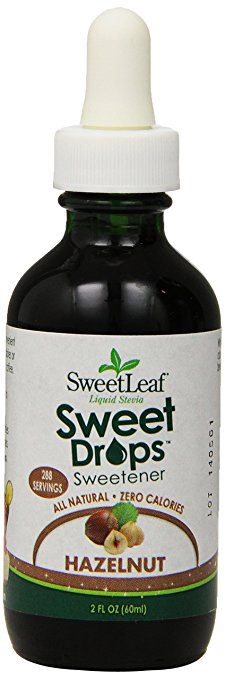 SweetLeaf Wisdom Naturals Liquid Stevia Hazelnut Flavor, 2 oz.