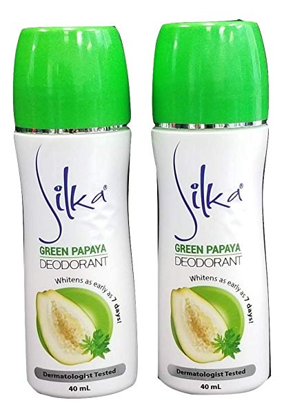 Silka Green Papaya (Whitening Deodorant), Imported from Philippines