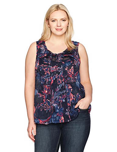 Lucky Brand Women's Plus Size Audrey Floral Tank Top