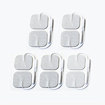 ChoiceMMed Self-adhesive Replacement Gel Pads for Electronic Pulse Stimulators （pack of 10 pads）