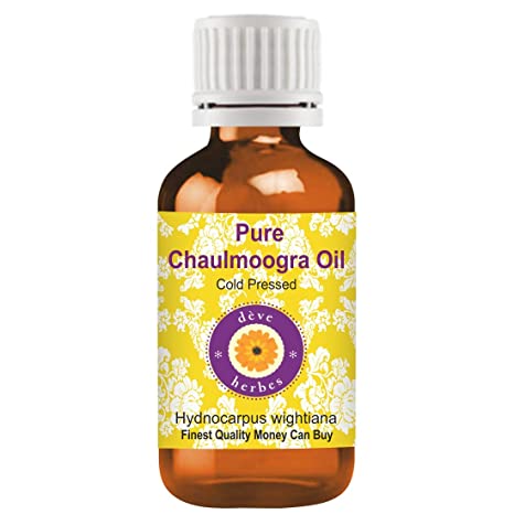 Pure Chaulmoogra Oil 50ml (Hydnocarpus wightiana) by Deve Herbes