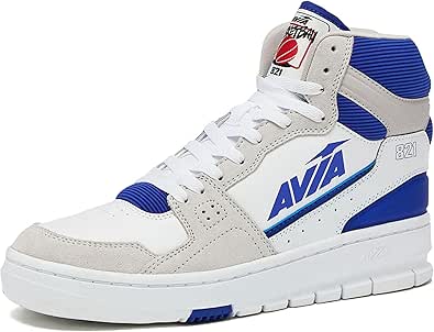 Avia 821 High Top Sneakers for Men, Indoor or Outdoor Mens Basketball Shoes, Size 7 to 16 Retro High Top Shoes Men or Women