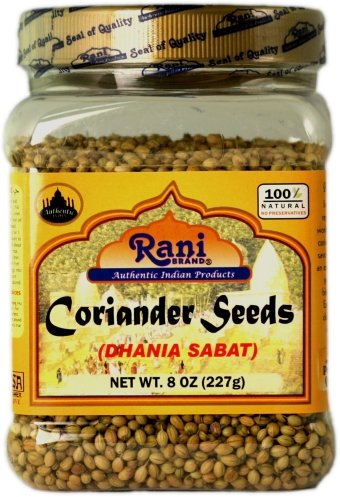 Rani Coriander (Dhania) Seeds Whole, Indian Spice 8oz (227g)