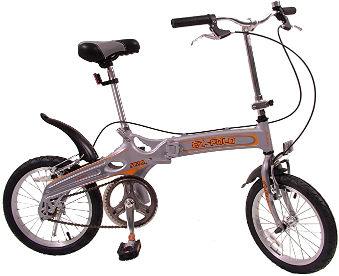 Universal Magnesium Folding Bike - Silver 10.5 inch