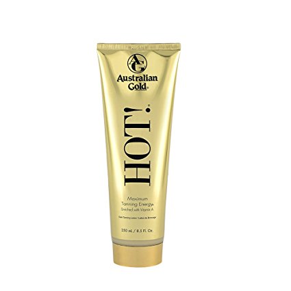 Australian Gold Hot Indoor Tanning Lotion with Maximum Tanning Energy 250ml