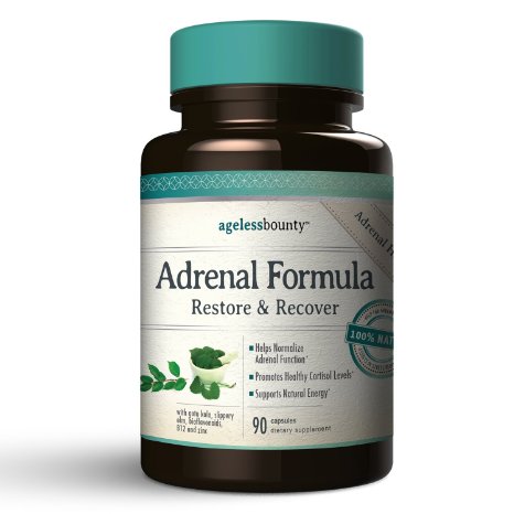 Adrenal Formula Restore & Recover - Adrenal Support Supplement using ingredients formulated specifically to Help your Adrenals Restore and Recover from Stress, Fatigue and Exhaustion.