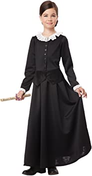California Costumes Susan B. Anthony/Harriet Tubman Girl Costume, One Color, Large