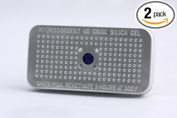 Hydrosorbent SG40 40 gram Silica Gel Canister - 2 Pack