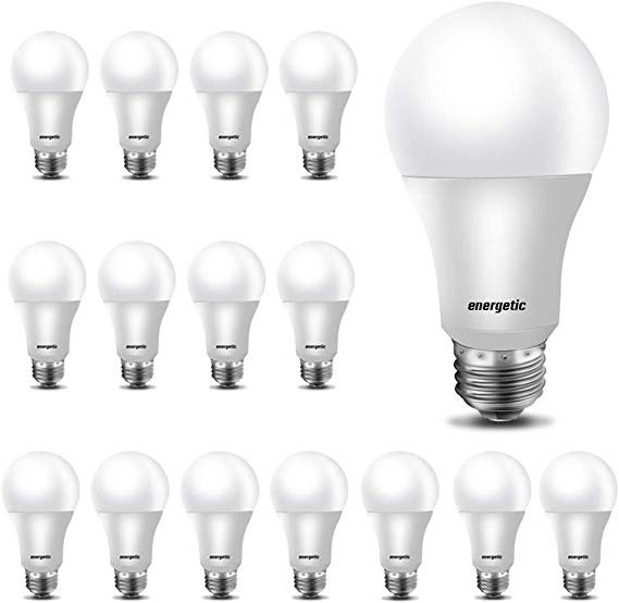 40W Equivalent A19 LED Light Bulb,5000K Daylight, E26 Medium Base, Non-Dimmable LED Light Bulb,450lm,UL Listed 16-Pack