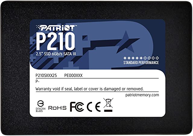 Patriot P210 SATA 3 2TB Internal Solid State Drive 2.5" SSD- P210S2TB25