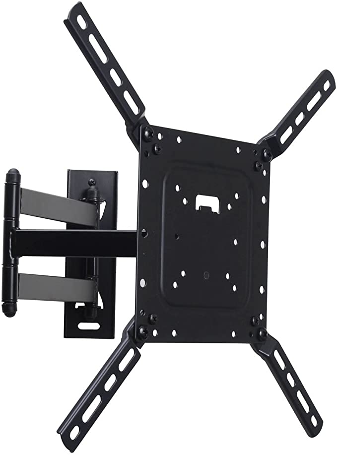 VideoSecu Full Motion TV Wall Mount for Most 26" - 55" LED Flat Panel HDTV TV Tilt Swivel Articulating Mount Bracket CB6