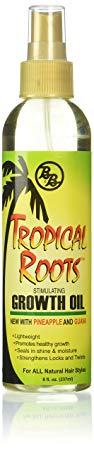 Bronner Brothers Tropical Roots Growth Oil, 8 Ounce