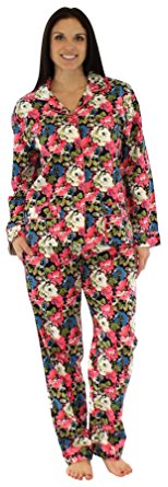 bSoft Women’s Sleepwear Bamboo Flannel Long Sleeve Pajamas
