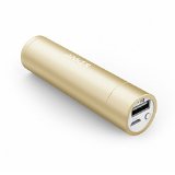 Anker PowerCore mini 3350mAh Premium Aluminum Portable Charger Lipstick-Sized External Battery Power Bank for iPhone 6  6 Plus iPad Air 2  mini 3 Galaxy S6  S6 Edge and MoreUpgraded CapacityGold-Retail packaging