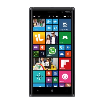 Nokia Lumia 830 Factory Unlocked Cellphone, International Version No Warranty, Black