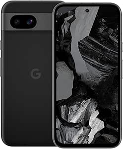 Google Pixel 8a 5G (128GB, 8GB) 6.1", Tensor G3 4nm, Android 14 (US Model Unlocked for Verizon, T-Mobile, AT&T, Global 4G LTE) (Obsidian) (Renewed)