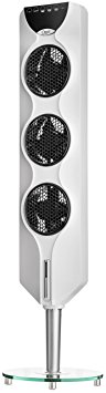 Ozeri OZF3-W 3X 44-Inch Tower Fan with Passive Noise Reduction Technology