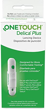 One Touch Delica Plus Lancing Device with 25 Pcs Lancets