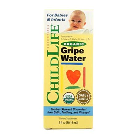 Organic Gripe Water for Babies & Infants Child Life 2 fl oz Liquid