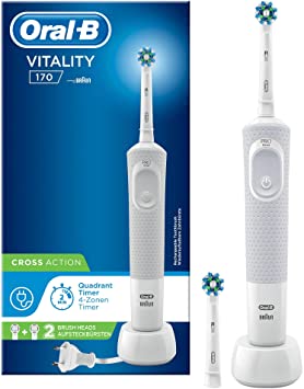Braun Oral-B Vitality 170 CrossAction Electric Toothbrush Bianco