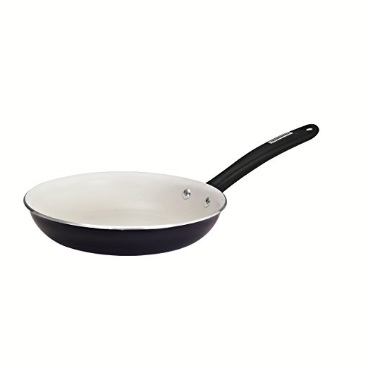 Tramontina 80151/041DS Gourmet Porcelain Enamel Heavy-Gauge Aluminum Fry Pan, 10-Inch, Black Cherry