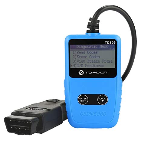 TT TOPDON TD309 Car Code Reader (OBD2/Eobd Diagnostic Scan Tool)