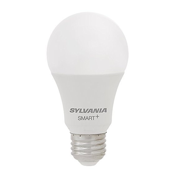 SYLVANIA SMART  ZigBee Soft White A19 LED Bulb, Works with SmartThings and Amazon Echo Plus, Hub needed for Amazon Alexa and the Google Assistant