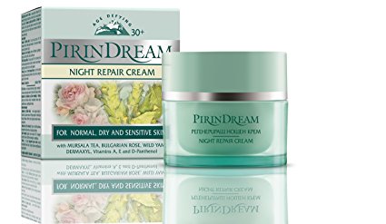 Regenerating Night-Repair Cream (Anti-Wrinkle) With Wild Yam & Dermaxyl - Not Tested on Animals - 50ml