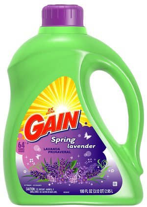 Gain Liquid Detergent, Spring Lavender - 100 oz
