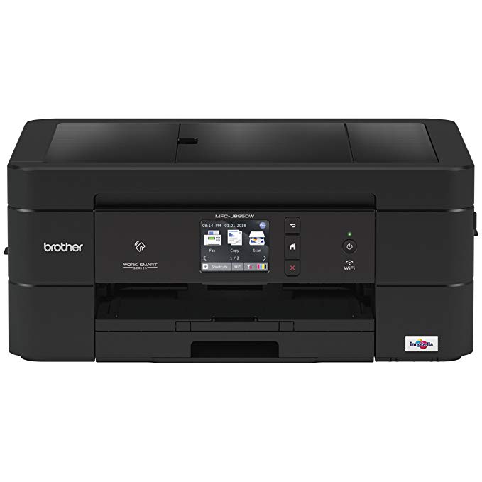 Brother Wireless All-in-One Inkjet Printer, MFC-J895DW, Multi-function Color Printer, Duplex Printing, NFC One Touch to Connect Mobile Printing