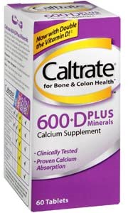 CALTRATE 600 D PLUS MINERALS 60TB PFIZER CONS HEALTHCARE NO POST