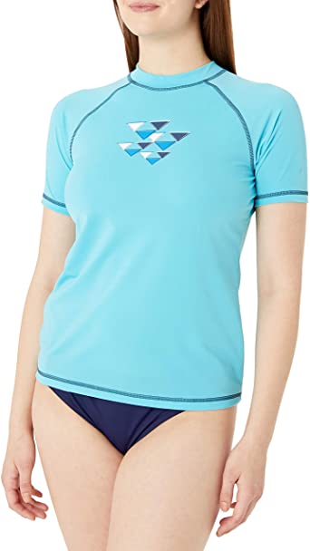 Kanu Surf Women's Marina UPF 50  Short Sleeved Active Rashguard & Workout Top