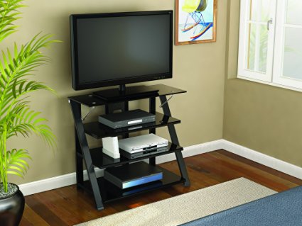 Z-Link ZL58336SU TV Stand for 50-Inch TV, Glass