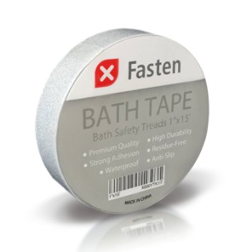 XFasten Anti Slip Tape Bathtub and Shower Treads, 1-Inch by 15-Foot