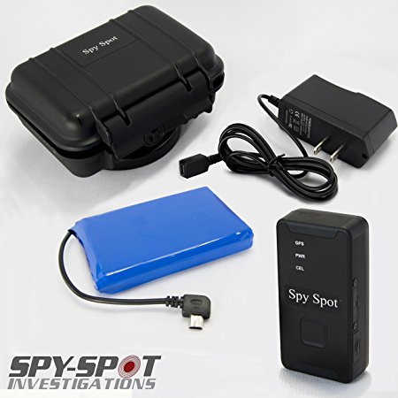 Spy Spot 2017 Upgraded 3G GL300W Portable Real Time Live Micro Tracker With Extended Battery and Magnetic Weatherproof Case...