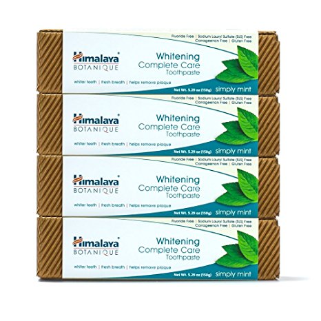 Himalaya Whitening Toothpaste - Simply Mint 5.29oz/150gm (4 PACK)