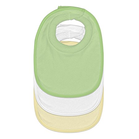 green sprouts Stay-dry Milk Catcher Bib, Green Set (3 Pack)