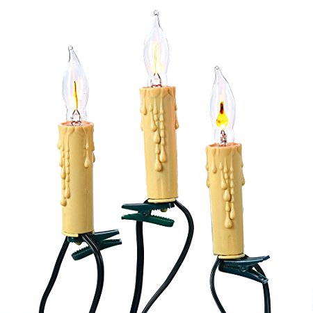 Kurt Adler 7-Light Flicker Flame Candle Light Set