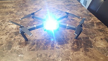 Firehouse Technology UAS DJI Drone LED White Strobe Light for Quadcopter RC Aircraft FAA Required for Navigation Fully Self Contained NO Wiring Needed DJI Inspire 1 Phantom Mavic Typhoon H Yuneec