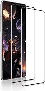 Screen Protector for OnePlus 12, 9H Tempered Glass 3D Curved Full Coverage, Anti-Scratch, Touch Sensitive, Easy installation, Ultra HD Saver Shield Film, 2 Pack