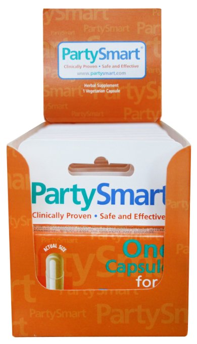 Himalaya PartySmart 10 single pack for Alcohol Metabolism and Better Morning After 250mg