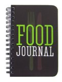 BookFactory Food Journal  Food Diary  Diet Journal Notebook 120 pages - 3 12 x 5 14 Pocket Sized Durable Thick Translucent Cover High Quality Wire-O Binding JOU-120-M3CW-A Food