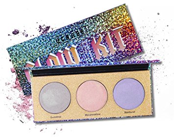 UCANBE Aurora Highlighter Palette - Create an Extreme Iridescent Highlight for you - Shimmer Makeup Powder Glow Kit