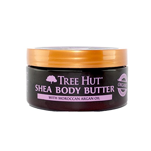 Tree Hut 24 Hour Intense Hydrating Shea Body Butter, Moroccan Rose, 7 Ounce