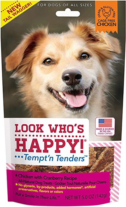 Look Who'S Happy Dog Treats 5 Oz 1 Pouch Chicken And Cranberry Treat, One Size