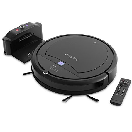 PureClean Robot Vacuum Cleaner with Programmable Scheduled Activation & Automatic Charge Dock - Robotic Auto Home Cleaning for Clean Carpet Hardwood Floor, HEPA Pet Hair & Allergies Friendly - PUCRC99
