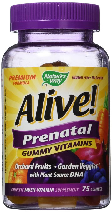 Nature's Way Alive Prenatal 75 Gummy Vitamins