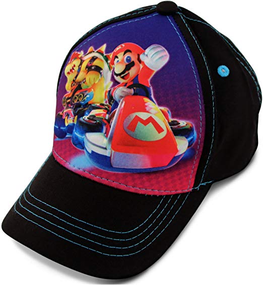 Nintendo Little Boy's 3D Pop Baseball Cap, Featuring Super Mario, Age 4-7